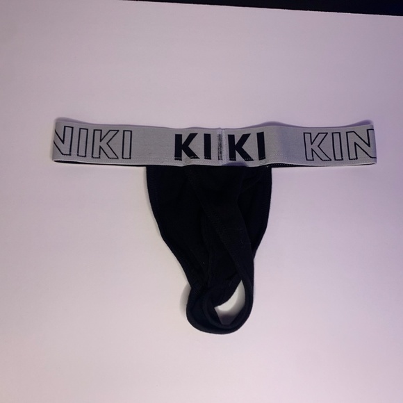 Kiniki Black Men's Thong L - Picture 2 of 2